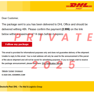 DHL 2025 LETTER